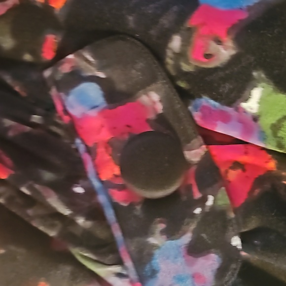 Betsey Johnson Dark Floral Tulle Dress - Picture 3 of 4